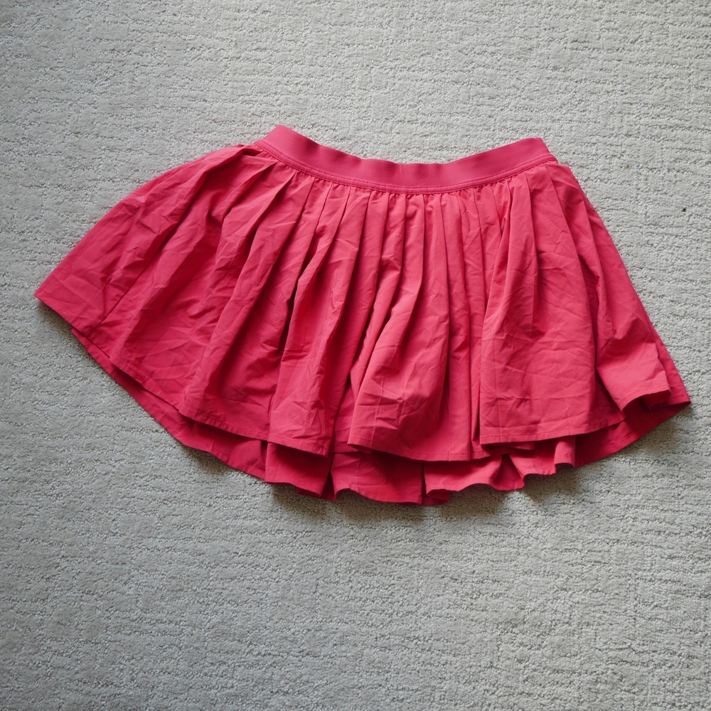 Lululemon Pleated Tennis Skirt Pink Active Skort with Pockets Size 8